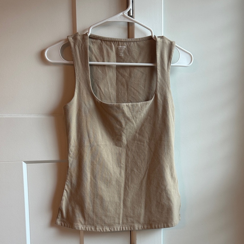 Express Women's Tan Tank Top